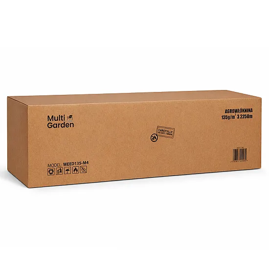 Melns nezāļu apkarošanas agrotīkliņš 135 g/m² 3,2×50 m MultiGarden