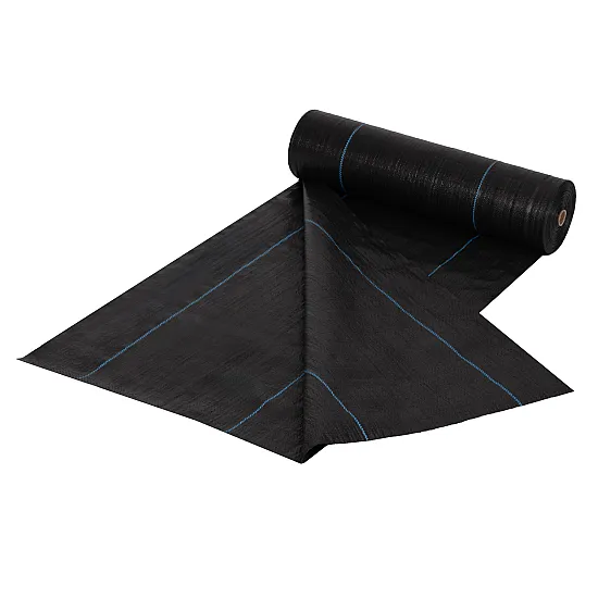 Melns nezāļu apkarošanas agrotīkls 90 g/m² 1,6×100 m MultiGarden