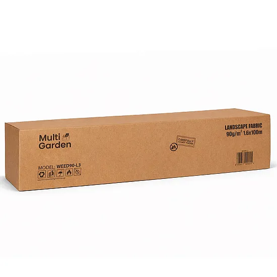 Melns nezāļu apkarošanas agrotīkls 90 g/m² 1,6×100 m MultiGarden
