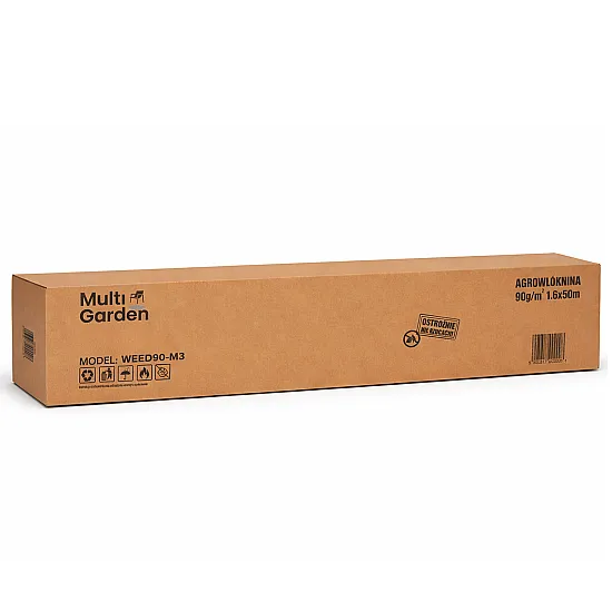 Melns nezāļu apkarošanas agrotīkls 90 g/m² 1,6 × 50 m MultiGarden