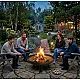 Large solid cast iron garden fire pit 60 cm, perfect for a bonfire