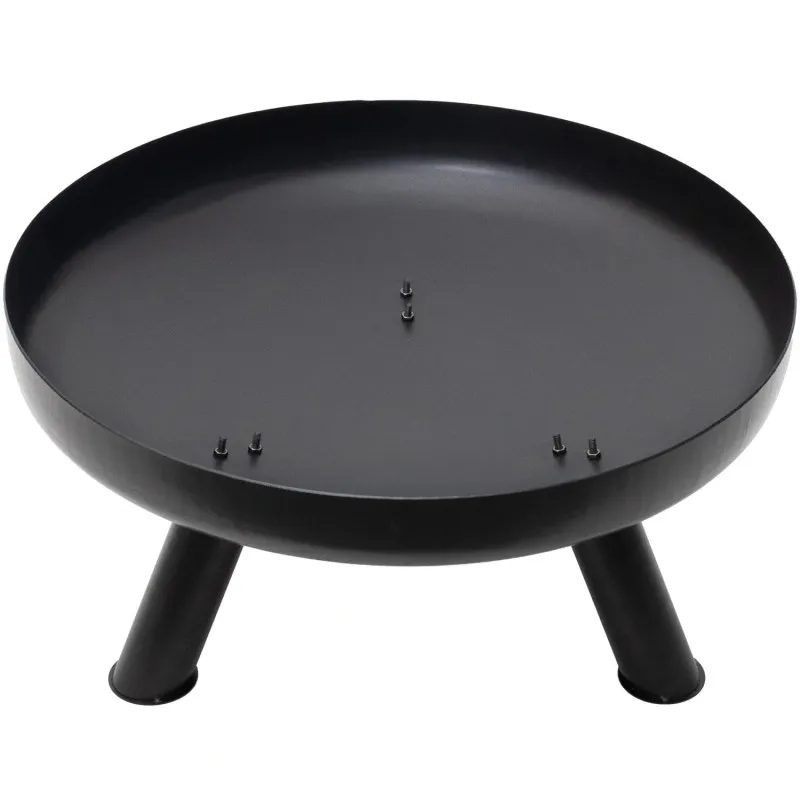 Large solid cast iron garden fire pit 60 cm, perfect for a bonfire