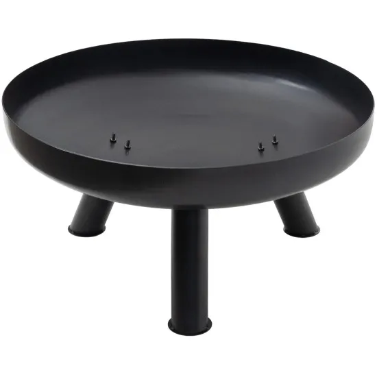 Large solid cast iron garden fire pit 60 cm, perfect for a bonfire