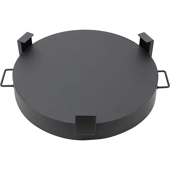 Liels čuguna dārza ugunskurs ar rokturiem, 60 cm
