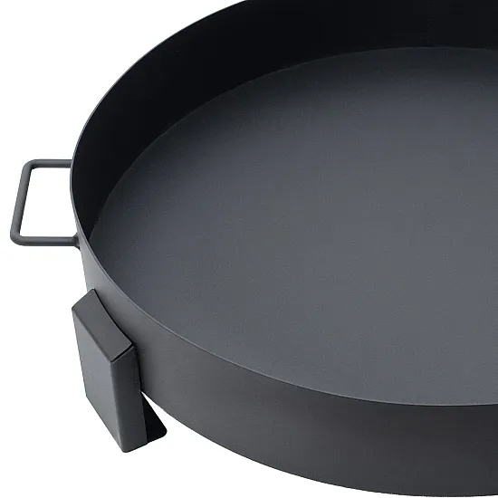 Liels čuguna dārza ugunskurs ar rokturiem, 60 cm