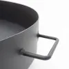 Liels čuguna dārza ugunskurs ar rokturiem, 60 cm