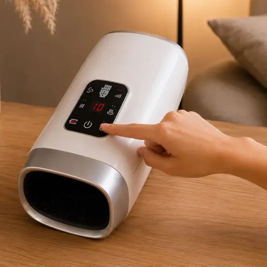 Bevadu roku masāžieris ar kompresijas funkciju, 8 W, KADEN