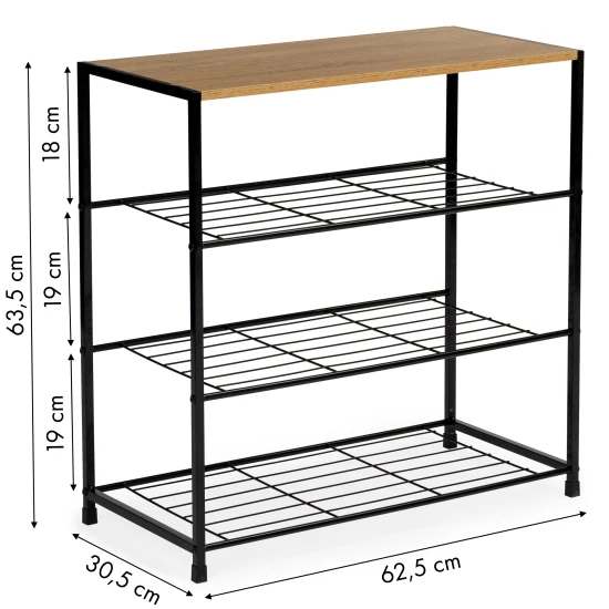 Metāla apavu plaukts ModernHome Plaukti ModernHome