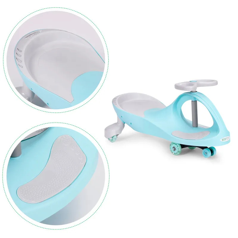 Wiggle zils auto ar LED riteņiem