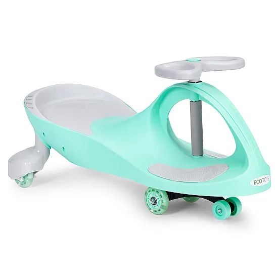 Wiggle zaļš auto ar LED riteņiem