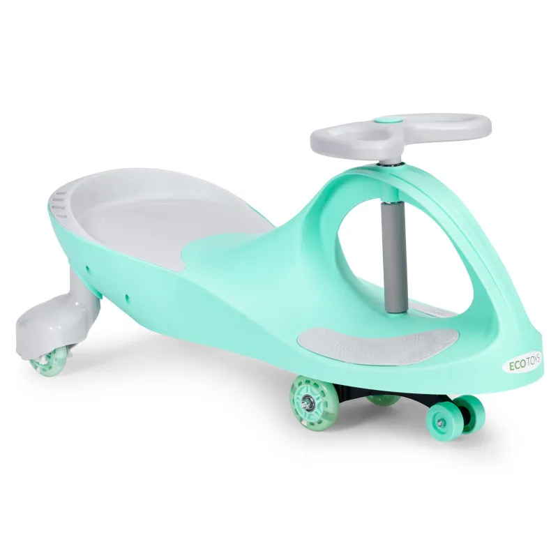 Wiggle zaļš auto ar LED riteņiem