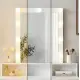 Tualetes galdiņš ar spoguli un LED apgaismojumu ModernHome