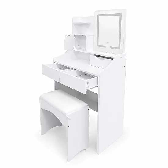 Kosmētikas galdiņš ar spoguli un LED apgaismojumu „ModernHome“