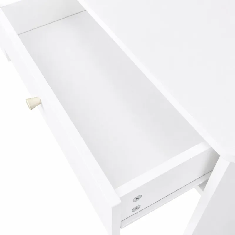 Kosmētikas galdiņš ar apaļu spoguli un LED apgaismojumu „ModernHome“