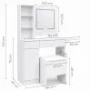 Kosmētikas galdiņš ar spoguli un LED apgaismojumu „ModernHome“