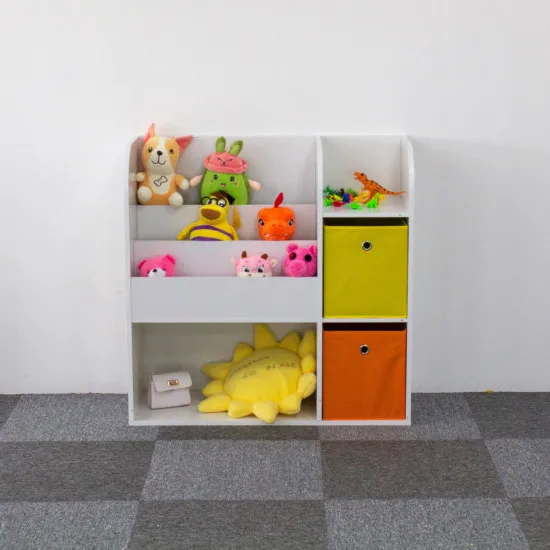 Koka grāmatu plauktiņš bērniem ar nodalījumiem Bērnu mēbeles ECOTOYS