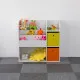 Koka grāmatu plauktiņš bērniem ar nodalījumiem Bērnu mēbeles ECOTOYS