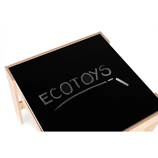 Bērnu mēbeļu komplekts: 2 krēsli un galds Bērnu mēbeles ECOTOYS