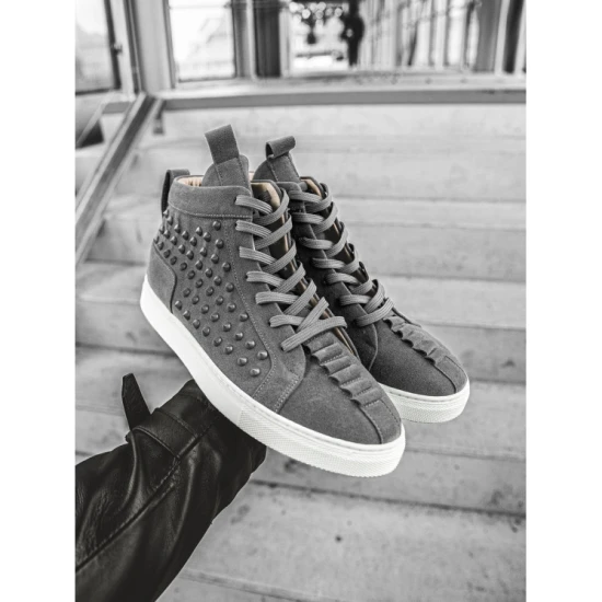 Akcija: pelēki vīriešu sporta stila zābaki Derol G/270Z