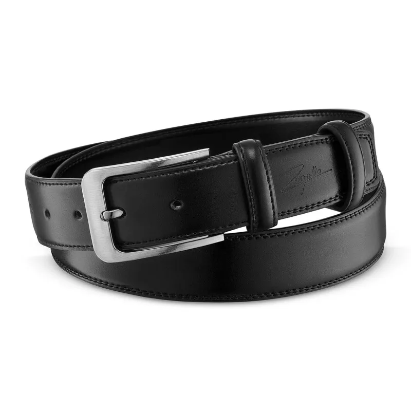 Vīriešu ādas josta Carlos (melna) ZG-SM-5060 Premium