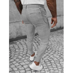 Vīriešu pelēkas bikses Metir