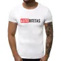 Baltas vīriešu T-krekls „Autoritetas“