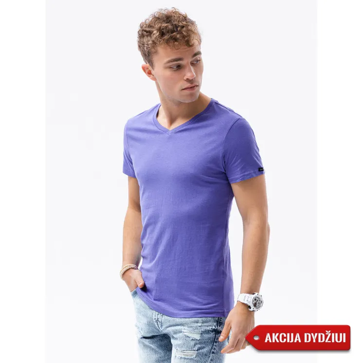 Akcija: vīriešu violets Kemol T-krekls S1369