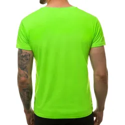 Green neon men's t-shirt Just do nothing