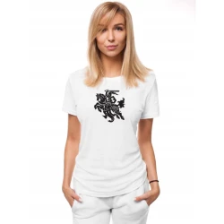 Sieviešu balts T-krekls Vytis