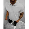 Vīriešu gaiši pelēks polo krekls Casual JS/8T80/2