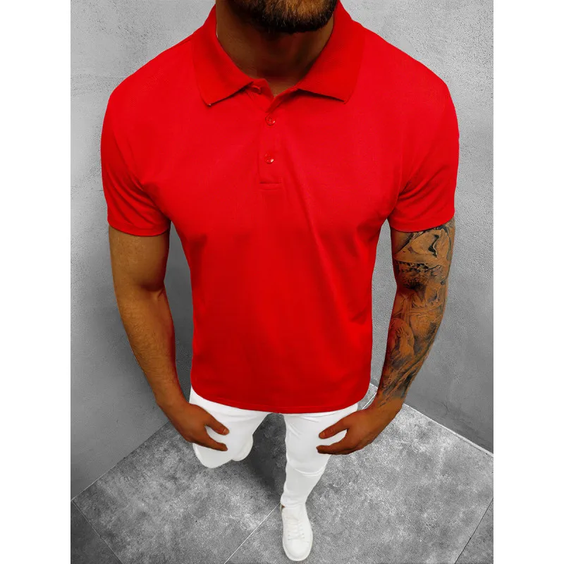 Vīriešu sarkans polo krekls Casual JS/8T80/18