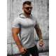 Pelēks vīriešu T-krekls Remer Vienkrāsains T-krekls