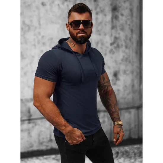 Dark blue mens T-shirt Remer JS/8T89/25Z