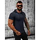 Dark blue mens T-shirt Remer JS/8T89/25Z