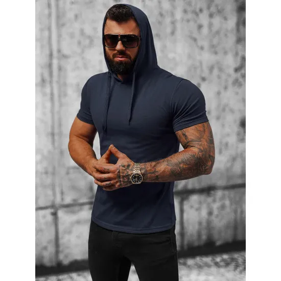 Dark blue mens T-shirt Remer JS/8T89/25Z