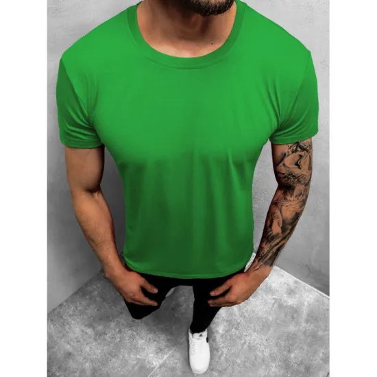 Green mens T-shirt Lika JS/712005