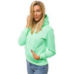 Sieviešu džemperis ar kapuci zilā krāsā Molin