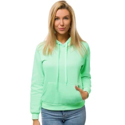 Sieviešu džemperis ar kapuci zilā krāsā Molin