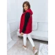 Sarkana divpusēja veste ar kapuci Kristine TY2667