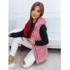Sarkana divpusēja veste ar kapuci Kristine TY2667