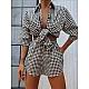 Women's set black - white Osam
