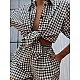 Women's set black - white Osam