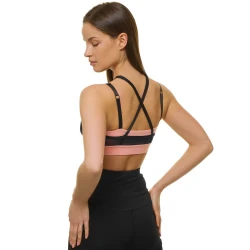 Melns/rozā sporta krūšturis dian