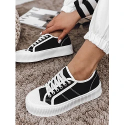 Sieviešu melni ikdienas apavi Opin