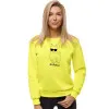 Dzeltens sieviešu džemperis ar kapuci No ProLama JS/W01 Premium