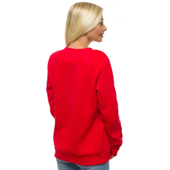 Sarkans sieviešu džemperis Latviete JS/W01