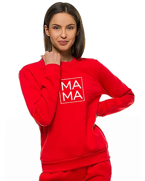 Sieviešu sarkans džemperis MAMA