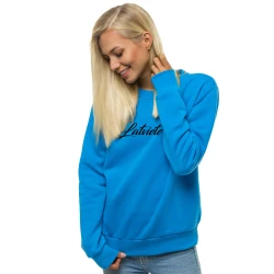 Zils sieviešu džemperis Latviete