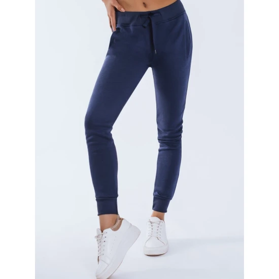 Sieviešu tumši zilas ikdienas bikses Flor JS/CK01
