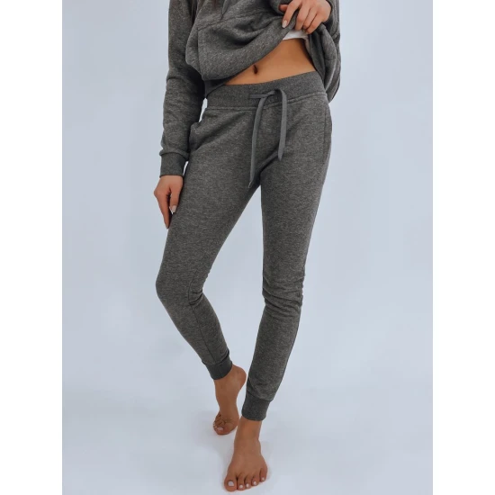Sieviešu tumši pelēkas ikdienas bikses Flor JS/CK01